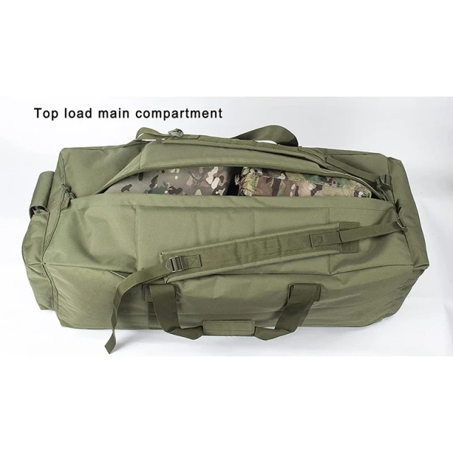 Customized Large Tactical Duffle Bag Travel Sports Equipment Duffel Luggage Backpack Tactical Gear Bag Backpack  Outdoor Military shoulder bag 1000D nylon waterproof sling backpack used for Tactical Military and Military Training travel