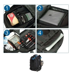 Men's Backpack High Capacity Training Backpack Walking Expandable Backpack Large Military Material Bag Hunting Tool Bag Multifunctional Bag With Lockable Zipper