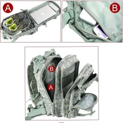 Outdoor Camping Tactical Rucksack for Travel Practical Camouflage Backpack Large Capacity Tactical Backpack  Men's And Women's Outdoor Sport Cross Body Bags Messenger Shoulder Bag Sling Military Bag