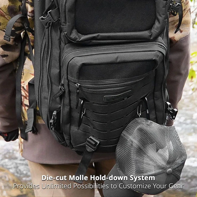 High Quality Outdoor Camouflage Tactical Backpack High Capacity Hunting Backpack Waterproof Training Assault Rucksack  Military Sling Bag Outdoor Military Training Bag Backpack Sling Day pack Backpack Outdoor Range Bag