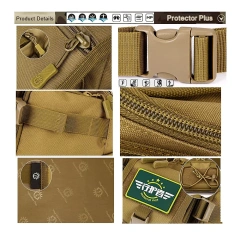 Assault Bag Practical Multifunctional Waist Hip Bag BlackOutdoor Tactical Military Pack Waterproof Hunting Backpack Survival Backpack  Multipurpose Backpack for Outdoor Military Pack Backpack Tactical Rucksack