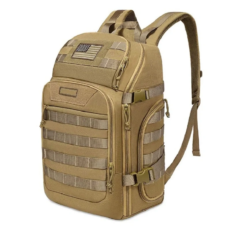 Wholesale Tactical Assault Rucksack Waterproof Tactical Equipment Backpack Outdoors Camo Tactical Rucksack  Military Sling Bag Practical Shoulder Sling Backpack Military Rang Bag