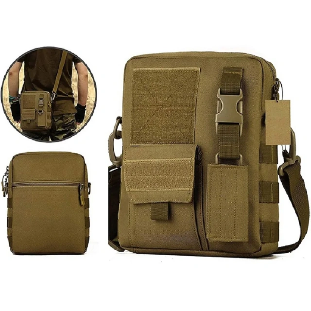 Factory Direct Sales Small Tactical Bag Casual Canvas Tactical Messenger Bag Good Quality Tactical Shoulder Bag  Practical 40L Military Backpack Three Day Military Backpack For Large Scale Military Training