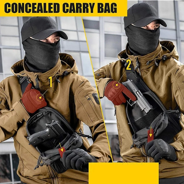 Factory Direct Sales Assault Shoulder Pack High Quality Tactical Chest Bag Outdoor Training Tactical Bag Versatile Backpack Military Style Laptop Bag Military Equipment Military Bag Suitable For Leisure Backpack