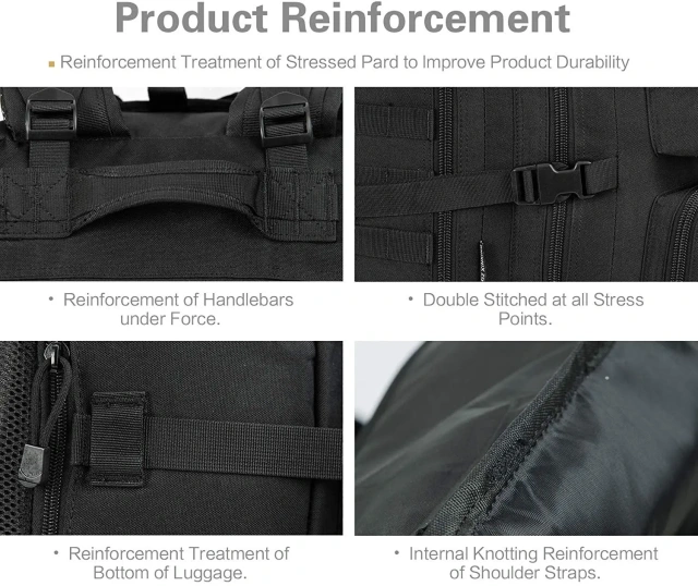 Oleaderbag Large 3 Day Assault Bag Practical Assault Backpack Insect Proof Bag Backpack Military Sling Bag Practical Off-Road Vehicle Shoulder Sling Backpack Series Bag Daily Carrying Diaper Bag Small