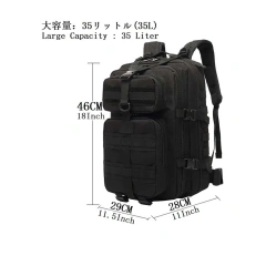 Oleaderbag Practical Assault Backpack 35L Travel Backpack for Hiking Camping Hunting Backpack Military Bag Concealed Portable Shoulder Bag Compact Bag