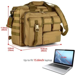Multifunctional Tactical Bag Training Messenger Bag Tactical Style Laptop Briefcase Outdoor Tactical Briefcase Bag  Outdoor Military Training Outdoor Backpack Waterproof Sports Luggage Military Bag