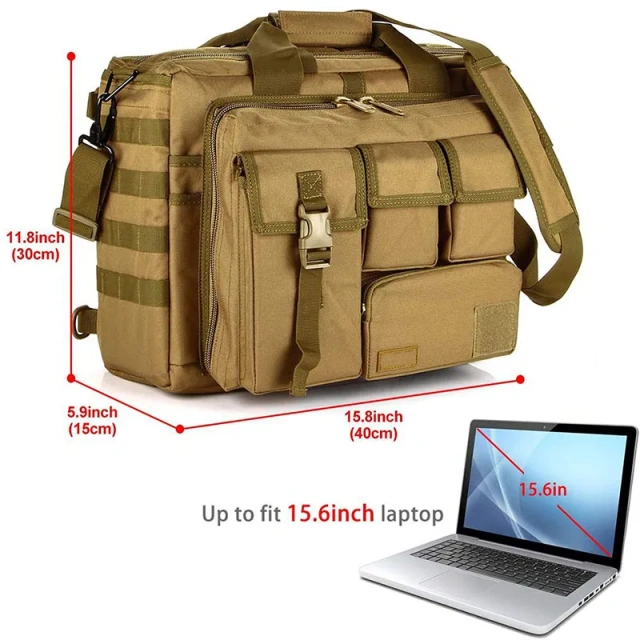 Multifunctional Tactical Bag Training Messenger Bag Tactical Style Laptop Briefcase Outdoor Tactical Briefcase Bag  Outdoor Military Training Outdoor Backpack Waterproof Sports Luggage Military Bag