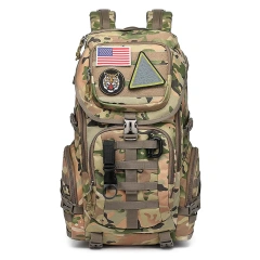 Oleaderbag Practical Assault Backpack Nylon Training Bag Large Training Bag 3 Day Assault Backpack Practical backpack Military equipment Military bag shoes bag outdoor Military backpack