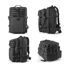Practical Assault Backpack Training Backpack 3 Day Assault Package 45L Large Practical Backpack Large Special Bag Military Equipment Loading Bag Deployment Cargo Bag Travel Sports Equipment Luggage Bag