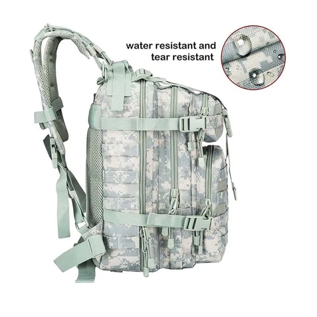 Outdoor Camping Tactical Rucksack for Travel Practical Camouflage Backpack Large Capacity Tactical Backpack  Men's And Women's Outdoor Sport Cross Body Bags Messenger Shoulder Bag Sling Military Bag