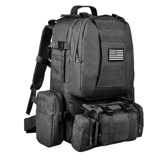 Oleaderbag Backpack Practical Backpack Assault Bag Removable Package Military travel bag Practical travel bag Sports fitness bag Lockable zipper Military range Luggage bag