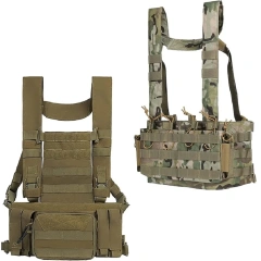 Training Chest Rig with Harness Pouch for Paintball Chest Rigs Training VestOutdoor assault Training outdoors Breathable Vest Adjustable Fit Adultassault Training outdoors Breathable Vest sports equipment Training Vest