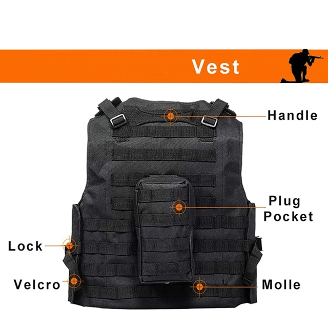 Customized Adjustable Tactical Hunting Vest Breathable Tactical Vest Lightweight Oxford Cloth Training Vest for OutdoorAdjustable outdoors Breathable Vest Paintball Assault Soft Vest Tan Training Vest Waist Circumference