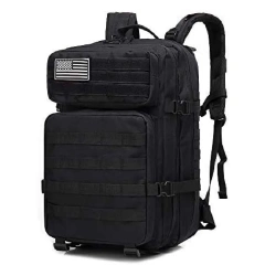 Assault Backpack Men's Backpack Waterproof 4 Compartment Multi Pocket Hiking Camping Bag Practical Backpack Military Equipment Military Bag Shoes Bag Outdoor Backpack