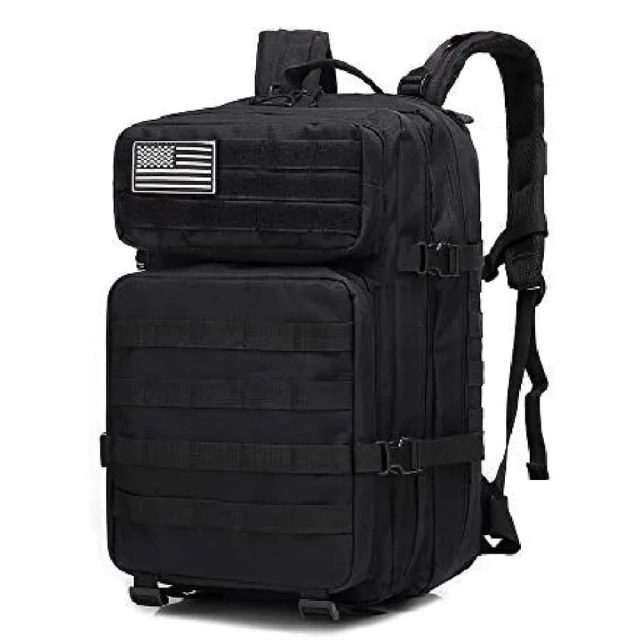 Assault Backpack Men's Backpack Waterproof 4 Compartment Multi Pocket Hiking Camping Bag Practical Backpack Military Equipment Military Bag Shoes Bag Outdoor Backpack