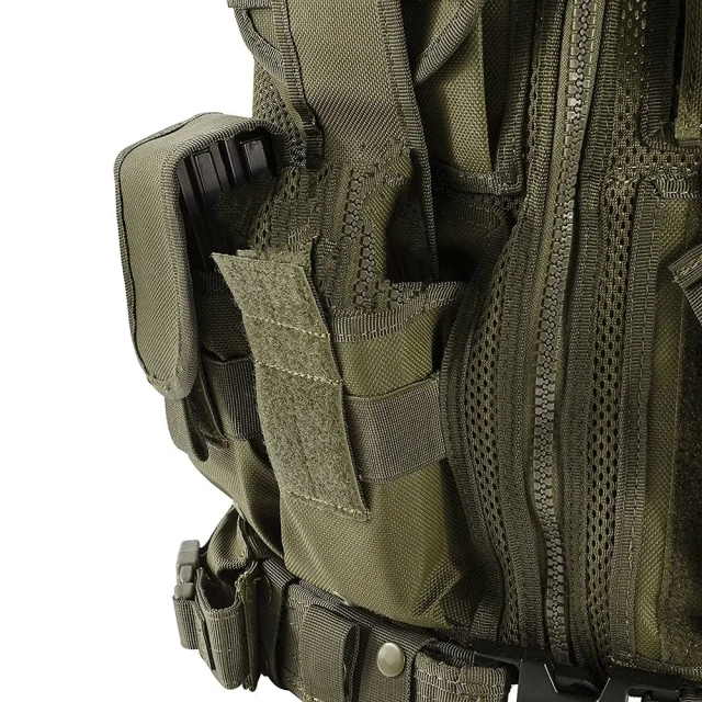 Hot Selling Functional Design Outdoors Loaded Gear Right Hand Security Vest Stab-proof Sports Detachable Training Vest  Vest Outdoor Training Vest Adjustable Lightweight For Hiking Climb Breathable Vest