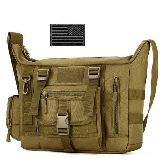 Large Capacity Tactical Messenger Bag Casual Tactical Chest Pack Outdoor Travelling Hunting Crossbody Shoulder Bag  Military Training Sling Pack Camouflage Shoulder Bag Chest Cross body Shoulder Bags