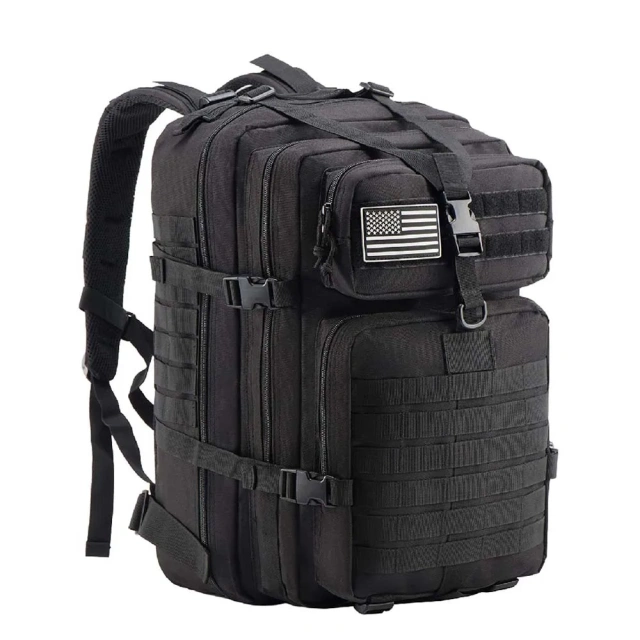 Practical Assault Backpack 45 Litre Large Capacity Pack Practical Training Bag  Men's And Women's Practical Military Backpack 45L Military Training Tactical Military Bag Large Backpack Belt System