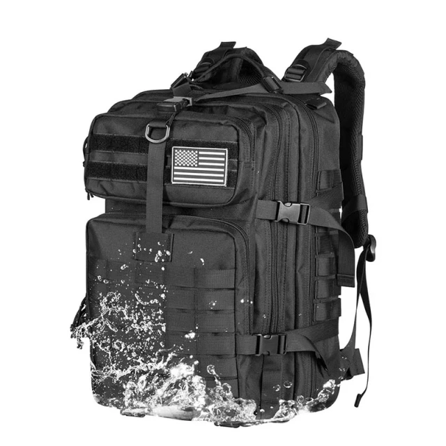 Customized Logo Large Capacity Training Bag Rucksack Good Quality Assault Backpack Heavy Duty Tactical Rucksack  Military Backpack 42L Large Backpack Campings Outdoor Rucksack Military Training Military Backpack