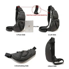 Nicgid Sling Bag Chest Shoulder Backpack Fanny Pack Crossbody Bags for Men Military Bag An Military Backpack For Storing Hunting ToolsMen's Military Wash Bag Suit Great For Travel And Storage Suitable For Cosmetics