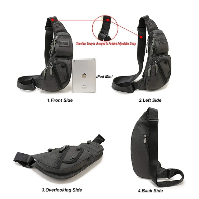 Nicgid Sling Bag Chest Shoulder Backpack Fanny Pack Crossbody Bags for Men Military Bag An Military Backpack For Storing Hunting ToolsMen's Military Wash Bag Suit Great For Travel And Storage Suitable For Cosmetics