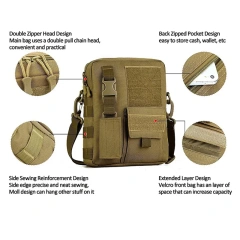 Factory Direct Sales Small Tactical Bag Casual Canvas Tactical Messenger Bag Good Quality Tactical Shoulder Bag  Practical 40L Military Backpack Three Day Military Backpack For Large Scale Military Training