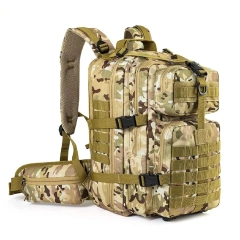 Practical Assault Backpack Training Hydration Bag Backpack Outdoor Hiking Bag Men's Large capacity Military Backpack Waterproof Military Training Tactical Backpack Travel Day Bag