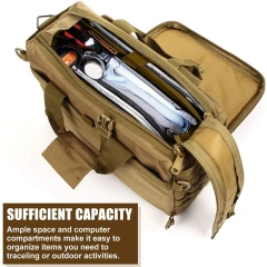 Multifunctional Tactical Bag Training Messenger Bag Tactical Style Laptop Briefcase Outdoor Tactical Briefcase Bag  Outdoor Military Training Outdoor Backpack Waterproof Sports Luggage Military Bag