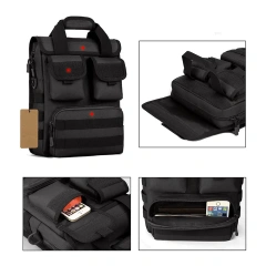 Assault Messenger Bag Men's Practical Sling Shoulder Bag Briefcase Assault Equipment Handbag Practical Carrying Bag  Durable And Fashionable Outdoor Military Training ground bag Luxury Military Training Kit Outdoor Activity Kit