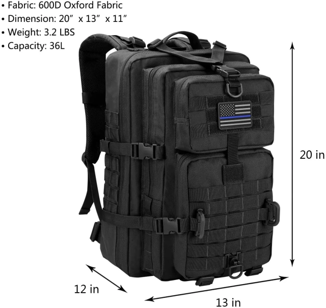 Oleaderbag  Assault Bag Practical Outdoor Backpack Camping Backpack Field Survival Backpack Bag Military Backpack Practical Military backpack Large backpack Tactical Military backpack