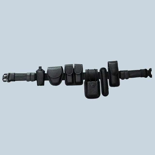 High Density Outdoor Material Multifunctional Duty Web Training Belt Rig with Handcuff Case Duty Belt Tactic Waist Belts  Fashionable Men's Lightweight Training Juniors Casual Braided high-quality Durable Canvas Woven Fabric Tactical Belt