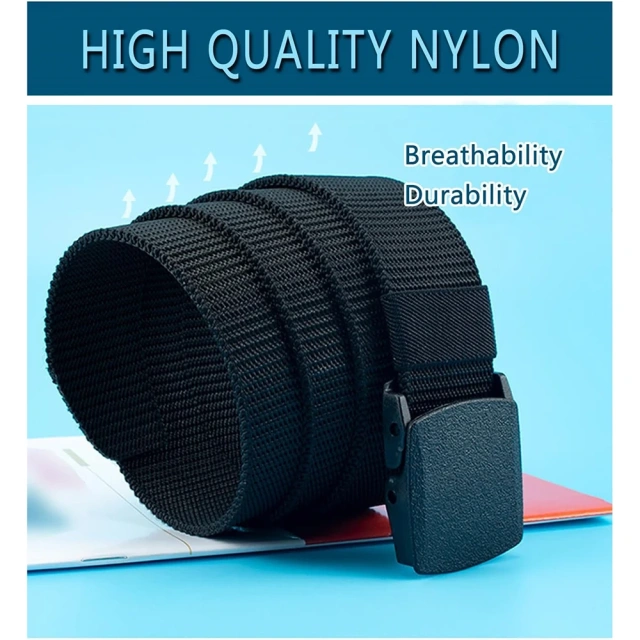 Hot Selling Adjustable Durable Training Nylon Belt High-quality Men Tactical Webbing Plastic Buckle Work Tactical Belt  Fashionable Sports Training Tactical Belt Men Belts Reinforced Nylon Web Work Tactical Belt with Cobra Buckle