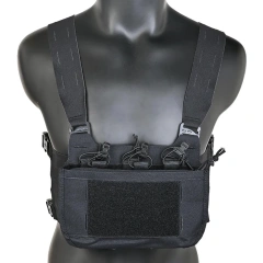 Hot Selling Camouflage Chest Rig Harness with Pouch Magazine Camouflage Molle Chest Rigs Hunting Tactical Chest Vest military Outdoor Molle System Tactical Chest Rig High Quality Hunting Tactical Vest Gear Chest Rig for Hunting