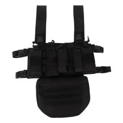 Tactical Chest Rig Harness Vest Good Quality Tactical Vest Rig Bag with Magazine Pouch Tactical Chest Rig Bag Best Selling Tactical Gear Camouflage Molle Chest Rigs Durable Tactical Chest Rig Outdoor Harness Tactical Rig Vest