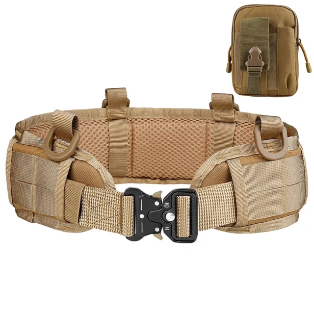 Hot Selling Wear-resistant Outdoor Belt Multi Functional Quick Release Waist Sealing Nylon Belt  High Quality Tactical Multifunctional Duty Belt Kit with Pouches Utility Belt Rig Camping and Everyday Use Duty Utility Waist Belt