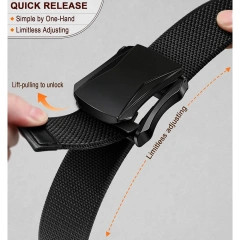 High Quality Adjustable Training Durable Men Hiking Hunting Pants Belt Tactical Stretch Web Nylon Belt  Detachable Tactical Security Duty Belt Modular Equipment System Holster Flashlight Pouch Sets Utility Kit Belt Molded Duty Belt