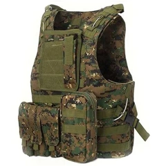 Assault Training Vest High Quality Tactical Equipment Vest for Training Outdoors Breathable Tactical Training Vest  Assault Harness Training Chest Vest for outdoors Breathable Paintball Sports Training equipment security vest