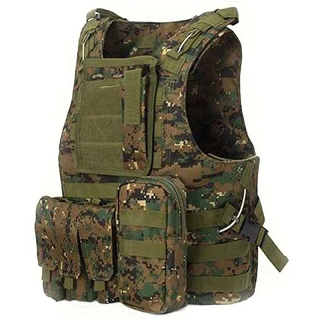 Assault Training Vest High Quality Tactical Equipment Vest for Training Outdoors Breathable Tactical Training Vest  Assault Harness Training Chest Vest for outdoors Breathable Paintball Sports Training equipment security vest
