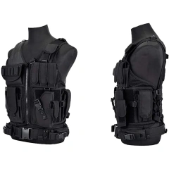 Hot Selling 600D Encrypted Nylon Fabric Training Vest Breathable Tactical Vest for Outdoor Hunting Training Vest  Training Vest Children Adjustable Outdoor Clothing multifunctional Wear-resistant Training Vest