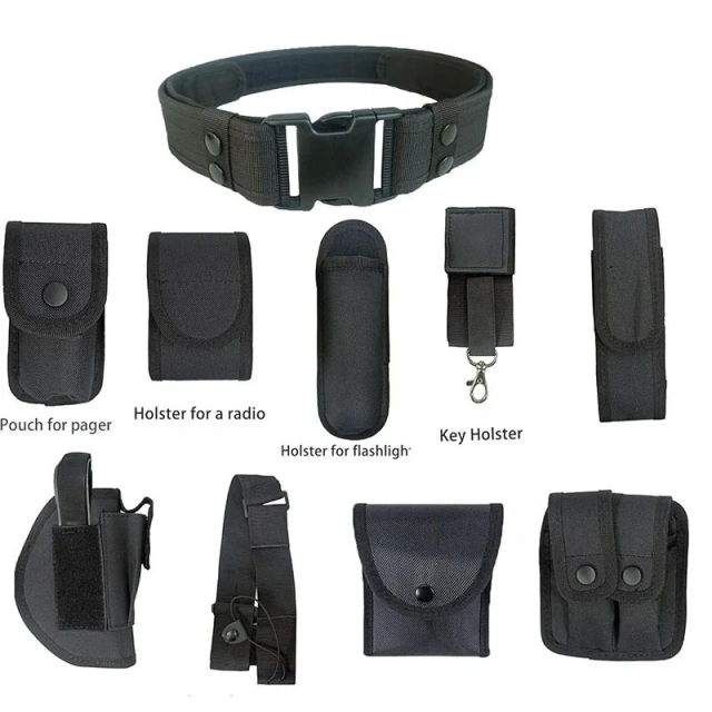 Wholesale Durable Versatile Sport Outdoor Enthusiasts Security Modular Equipment System Molded Duty Belt Tactical Utility Belt  High Quality Durable wear-resistant Tactical Duty belt Tactical Portable Gift Box Duty Security Tactical Equipment System Set
