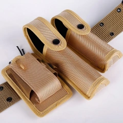 Hot Selling Training Durable Outdoor Nylon Oxford Cloth Multifunctional Belt Security Patrol Duty Belt   Quick-release Buckle Adjustable Tactical Belt with Accessories Camping and Everyday Use Mountaineering High Duty Belts