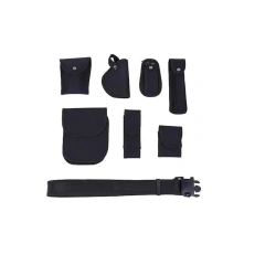 Mountaineering High Density Material Outdoor Sports Equipment Hunting Practical Tactical Belt with Pouches Tactical Belt  Hiking Wear-resistant Rigger Nylon Web Stretch Work Belt with Heavy Duty Quick Release Buckle Tactical Belt