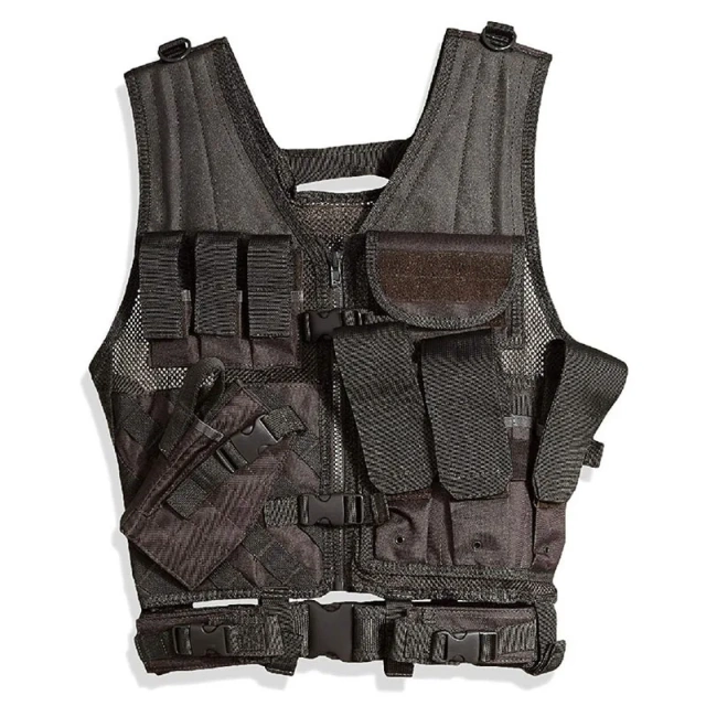 Wholesale High Quality Children's Training Vest Adjustable Training Vest Durable Tactical Training Vest for Outdoors high-quality Durable Training Vest for Paintball outdoors Breathable Training Activities