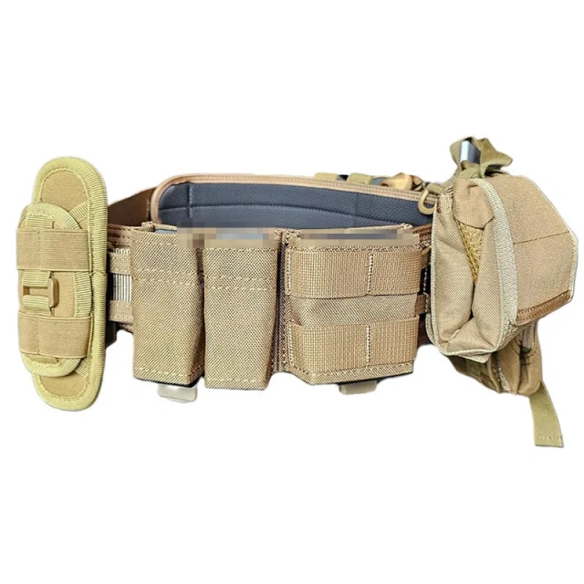 Camping and Everyday Use Quick-release Buckle Tactic Waist Belt High Density Material Duty Utility Waist Sport Enthusiasts Belt  High Quality Mountaineering high density Material Duty Belt Durable Bag Practical Waist Tool Bag tactic Waist Belt
