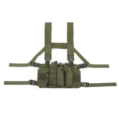 Best Selling Tactical Pouches Chest Rig Heavy Duty Tactical Rig Bag for Chest Camo Tactical Rig Hunting Vest military Tactical Gear Micro Chest Rig Heavy Duty Tactical Chest Rig Vest Outdoor Tactical Chest Rig for Training