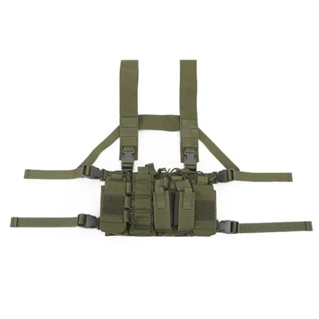 Best Selling Tactical Pouches Chest Rig Heavy Duty Tactical Rig Bag for Chest Camo Tactical Rig Hunting Vest military Tactical Gear Micro Chest Rig Heavy Duty Tactical Chest Rig Vest Outdoor Tactical Chest Rig for Training
