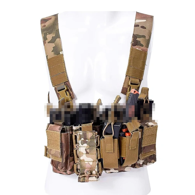 Wholesale Tactical Carrier Chest Rig with Pouches Tactical Micro Chest Rig Plate Carrier Vest Tactical Style Chest Rig military Tactical Chest Mini Rig Vest Good Quality Tactics Chest Rig Training Mini Rig with Pouch