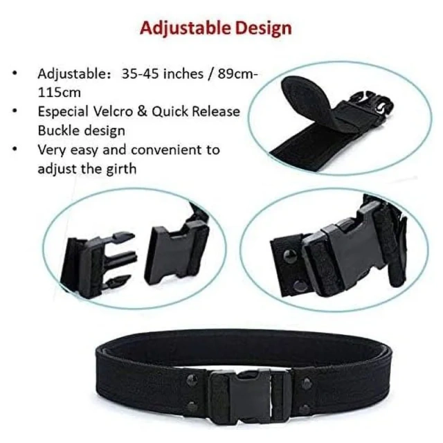 Mountaineering Modular Equipment System Security Tactical Belt Duty Utility Versatile Modular Versatile Design Work Hunting Belt  Detachable Outdoor camping hunting multi pocket waist bag multifunctional nylon Tactical Training  sport enthusiasts belt