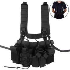 Hot Selling Training Chest Rig Vest Multifunctional Tactical Training Vest Wear-Resistant Tactical Vest for Training  Sports Training equipment security vest Lightweight Vest Adjustable Training durable outdoors security Training vest